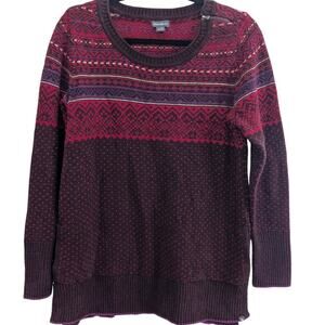 Vintage Eddie Bauer Fair Isle Crewneck Sweater size M